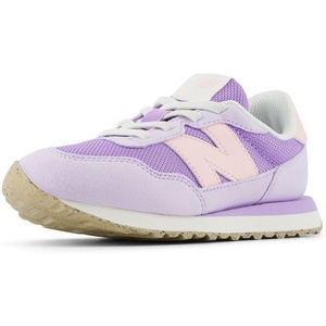 New Balance Kid’s Kids 237 Bungee Lace Sneaker(Lilac Glo/Shell Pink)
