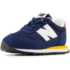 New Balance Kid’s Kids 237 Bungee Lace Sneaker(Nb Navy/Varsity Gold)