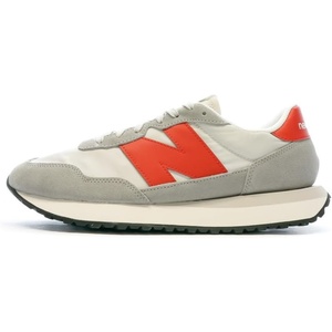 New Balance Men’s 237 V1 Sneaker(Concrete/Grey Matter/True Red)