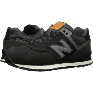 New Balance Men’s 574 V1 Core Sneakers(Black/Black Bean)