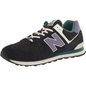 New Balance Men’s 574 V1 Core Sneakers(Black/Blue)