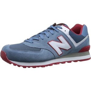 New Balance Men’s 574 V1 Core Sneakers(Chambray/Chili Pepper)