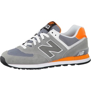 New Balance Men’s 574 V1 Core Sneakers(Grey/Orange)
