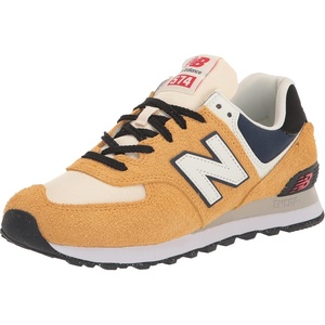 New Balance Men’s 574 V1 Core Sneakers(Yellow/Grey)