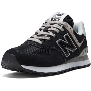 New Balance Women’s 574 Core Sneaker(Black/White)