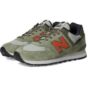 New Balance Womens 574(Dark Olivine/Infield Clay/Black)