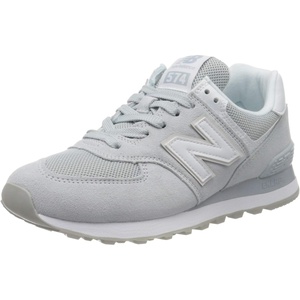 New Balance Womens 574(Grey Grey White Oaa)