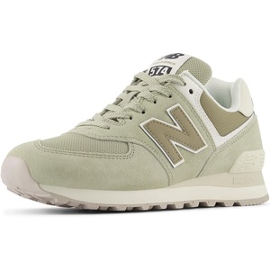 New Balance Womens 574(Olivine/Dark Stoneware/Turtledove)