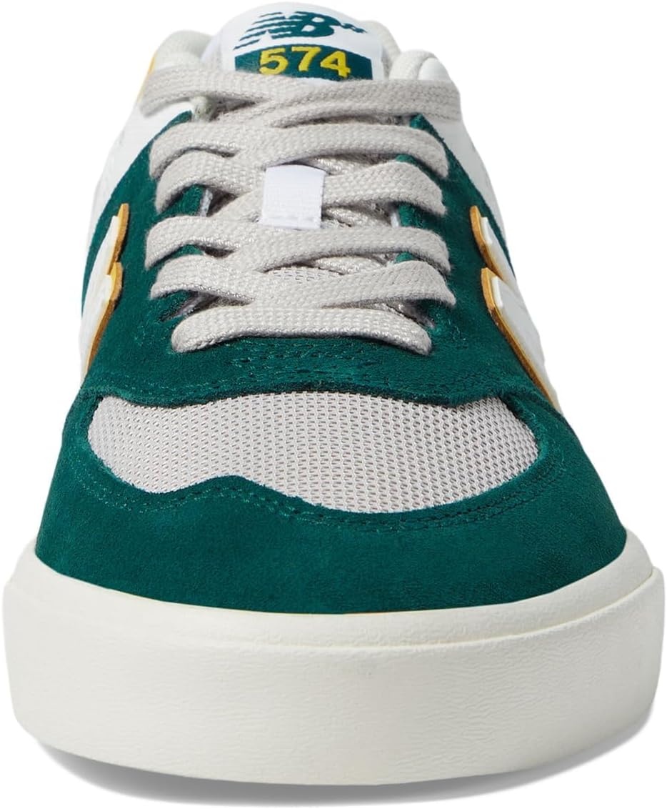 image:imageNew Balance Mens 574 Vulc SneakersSpruceWhite