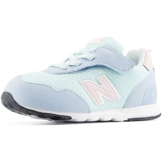image:imageNew Balance BabyBoys 515 Newb Hook amp LoopOxford BlueShell Pink