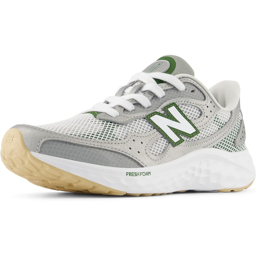 image:imageNew Balance Fresh Foam Arishi v4 Womens RunningRaincloudSilver MetallicDark Alpine Green