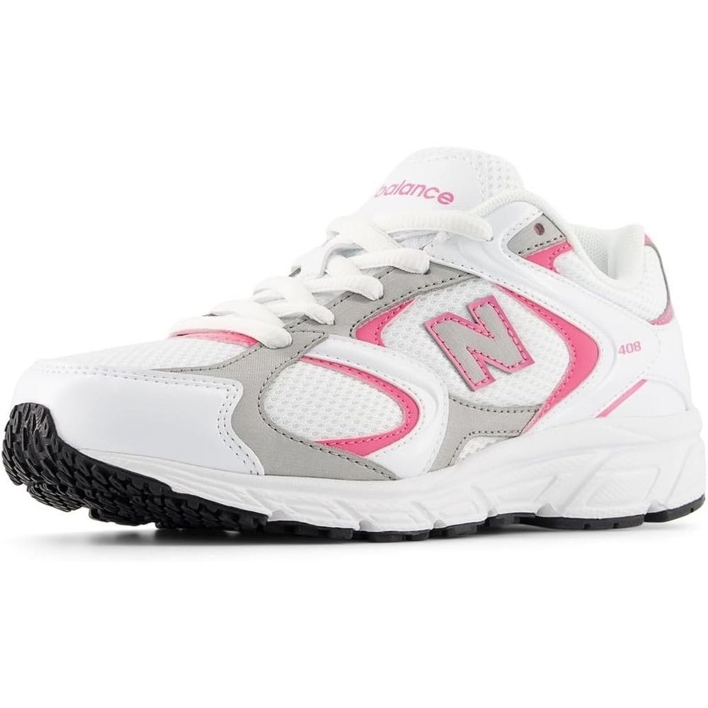 image:imageNew Balance Kids 408 V1 LaceupNb 103 WhitePink Satin