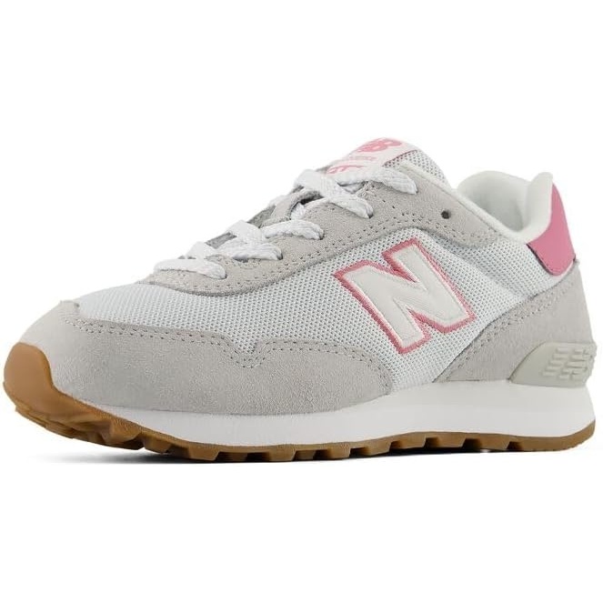 image:imageNew Balance Kids 515 Lace Sneaker Little KidQuartz GreyPink Eraser