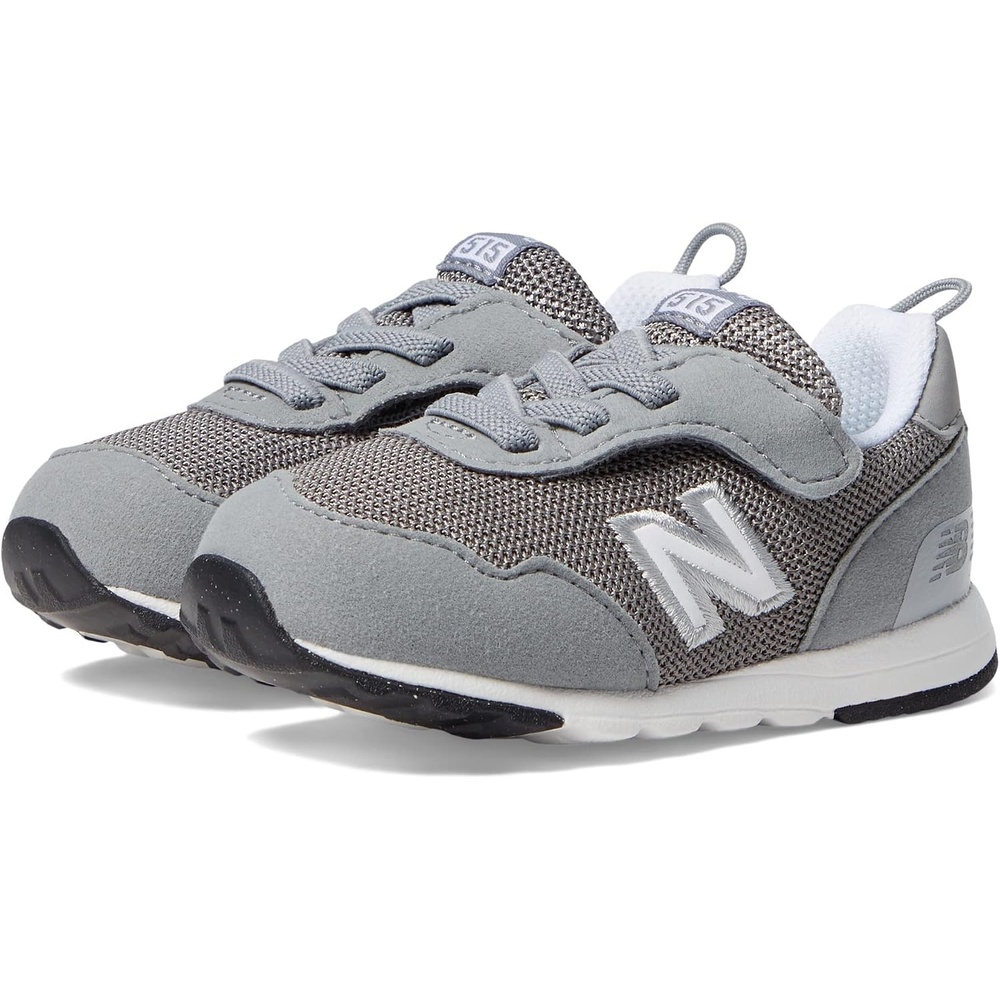 image:imageNew Balance Kids 515 V1 Newb Hook and Loop Sneaker Slate GreyWhite 35 XWide Infant