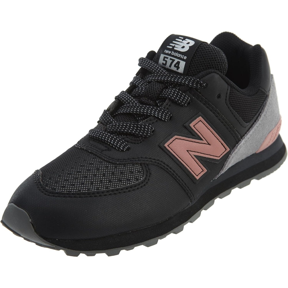 image:imageNew Balance Kids 574 V1 Classic LaceUp Sneaker Big KidBlack
