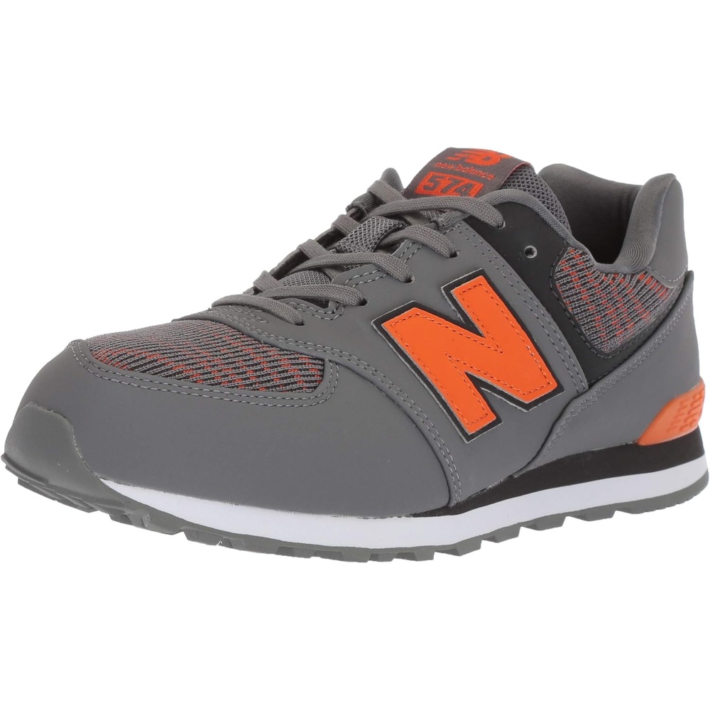 image:imageNew Balance Kids 574 V1 Classic LaceUp Sneaker Big KidCastlerockBengal Tiger