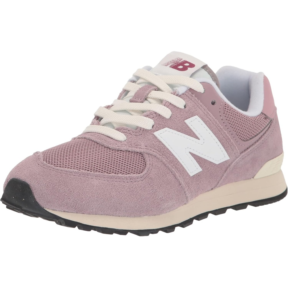 image:imageNew Balance Kids 574 V1 Classic LaceUp Sneaker Big KidLilac ChalkSea Salt