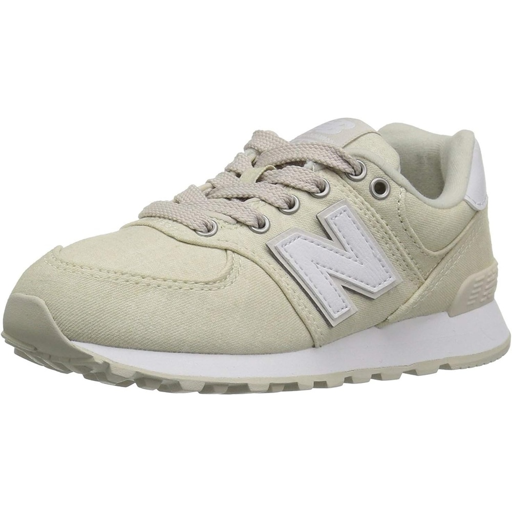 image:imageNew Balance Kids 574 V1 Classic LaceUp Sneaker Big KidMoonbeamWhite