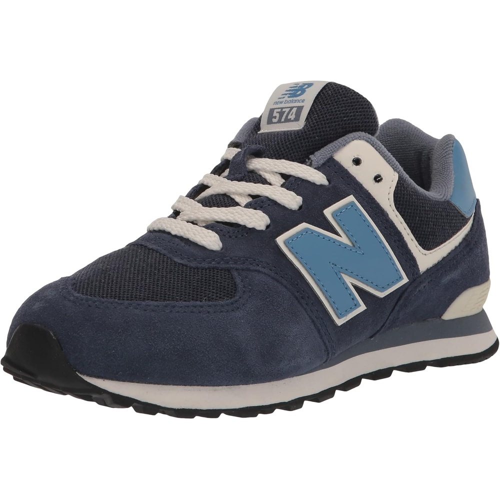 image:imageNew Balance Kids 574 V1 Classic LaceUp Sneaker Big KidNb NavyHeritage Blue