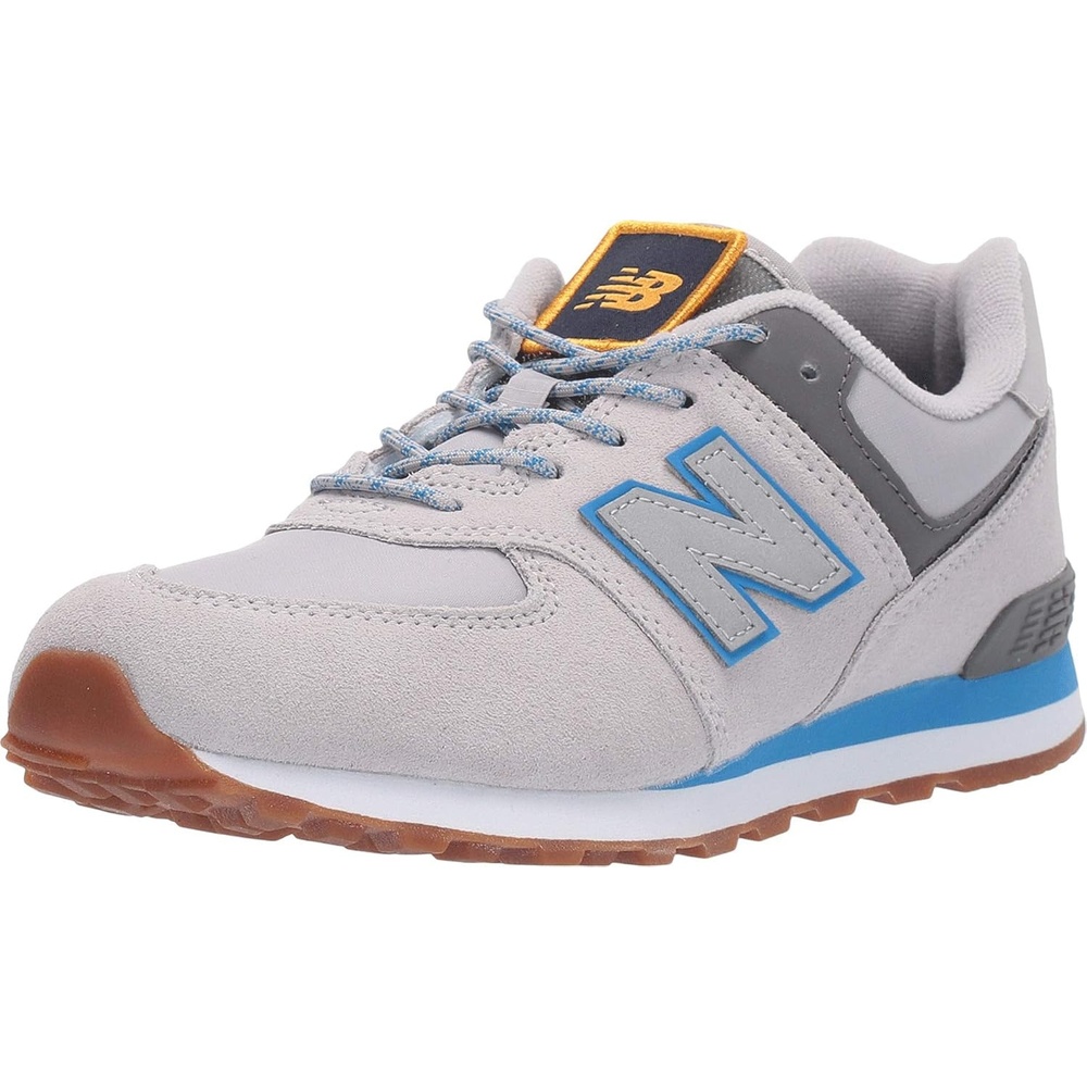 image:imageNew Balance Kids 574 V1 Classic LaceUp Sneaker Big KidRaincloudLapis Blue