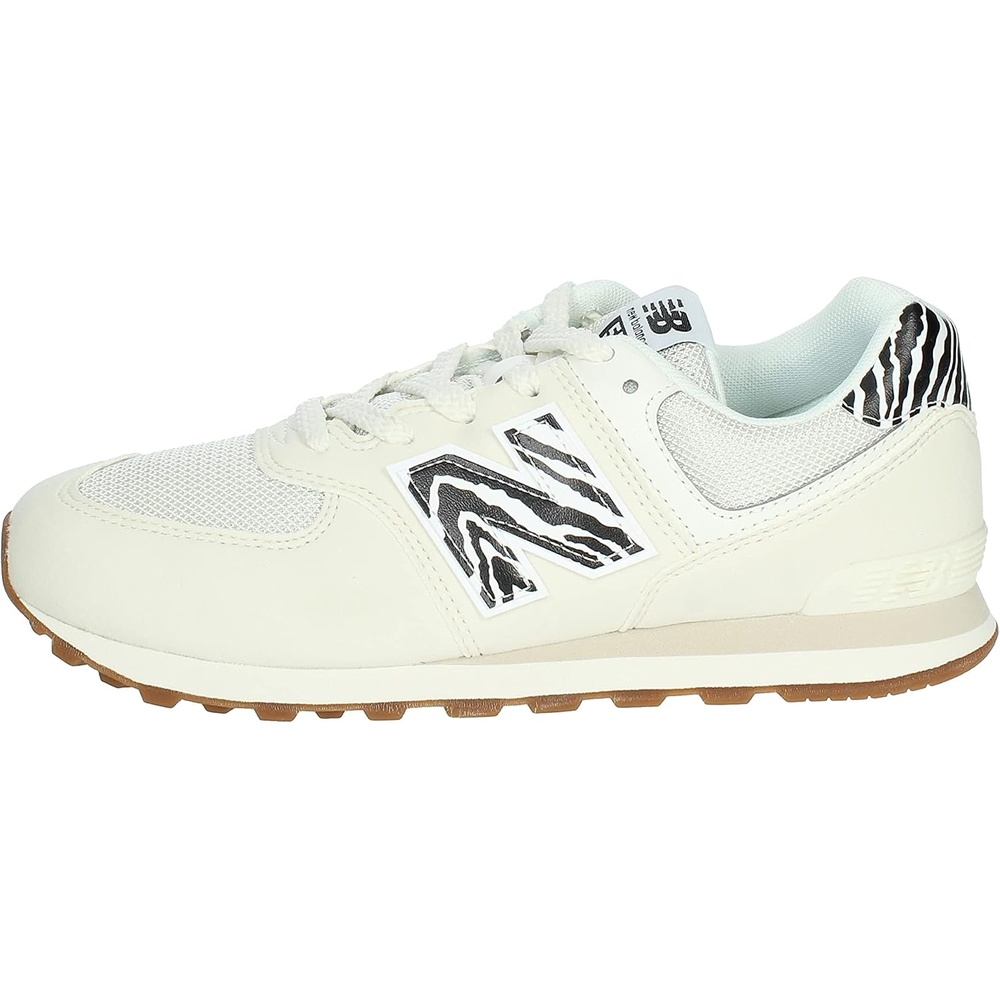 image:imageNew Balance Kids 574 V1 Classic LaceUp Sneaker Big KidSea SaltBlackStone Pink