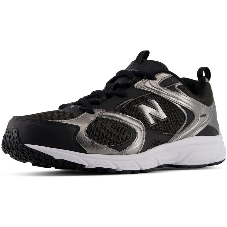 image:imageNew Balance Mens 408 SneakerBlack CementDark Silver Metallic