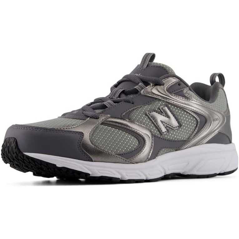 image:imageNew Balance Mens 408 SneakerSlate GreyDark Silver Metallic