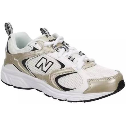 image:imageNew Balance Mens 408 V1 SneakersSea SaltWhiteLight Gold Metallic