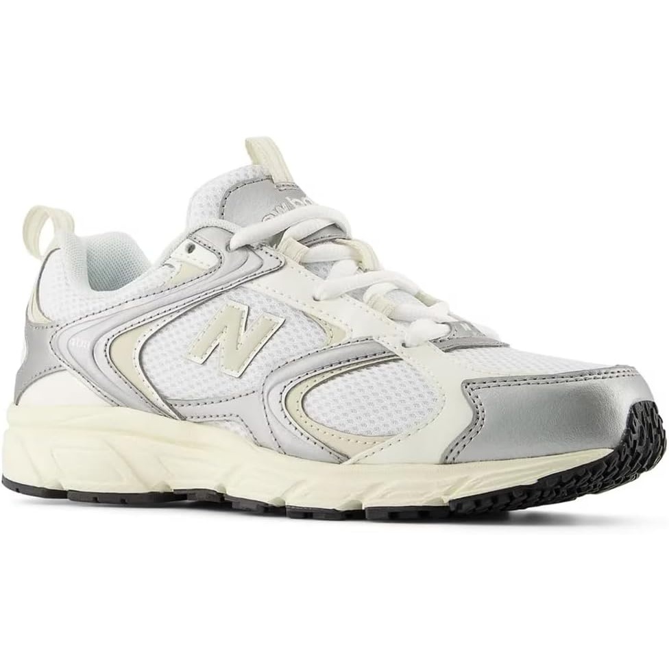 image:imageNew Balance Mens 408 V1 SneakersWhiteLinenSilver Metallic