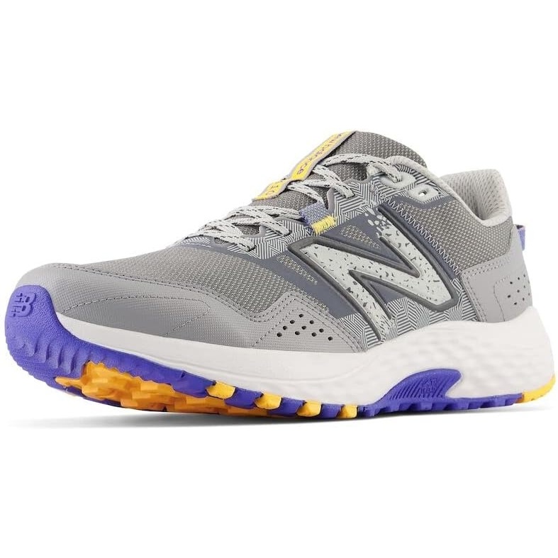 image:imageNew Balance Mens 410 V8 Trail Running ShoeBlacktopMarine BlueShadow Grey