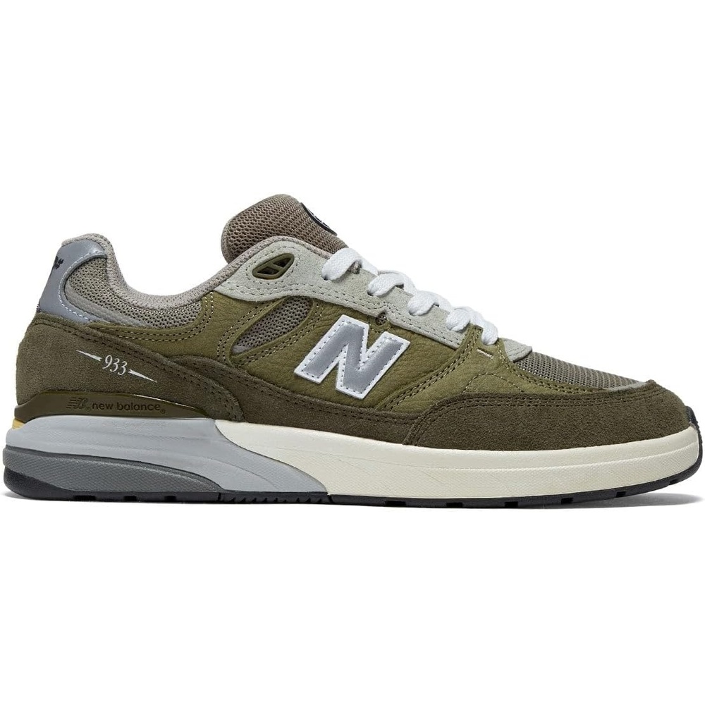 image:imageNew Balance Mens 480 V1 SneakersOlivineDark Olivine