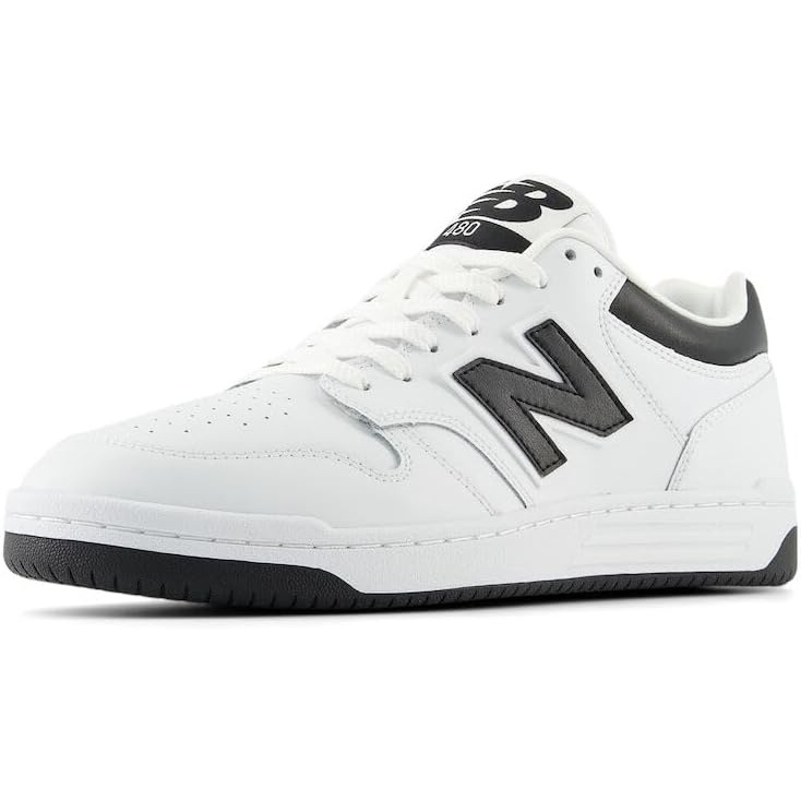 image:imageNew Balance Mens 480 V1 SneakersWhiteBlack
