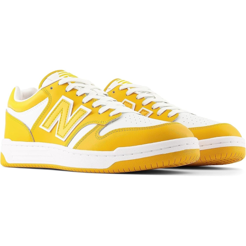 image:imageNew Balance Mens 480 V1 SneakersWhiteVarsity Gold