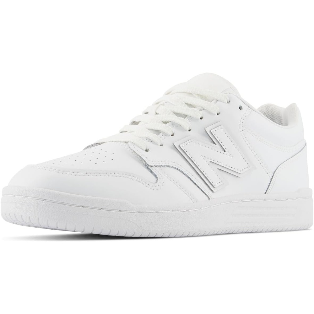 image:imageNew Balance Mens 480 V1 SneakersWhiteWhiteWhite