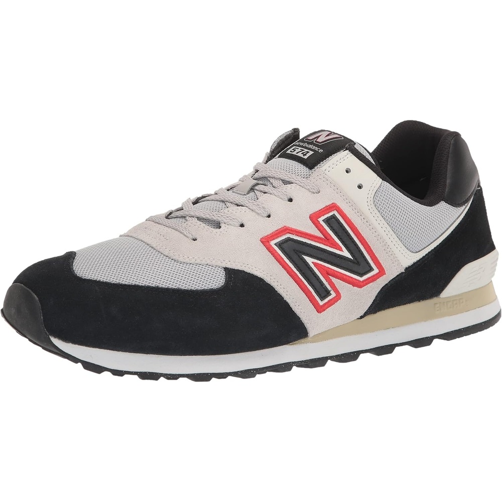 image:imageNew Balance Mens 574 Vulc SneakersBlackRed