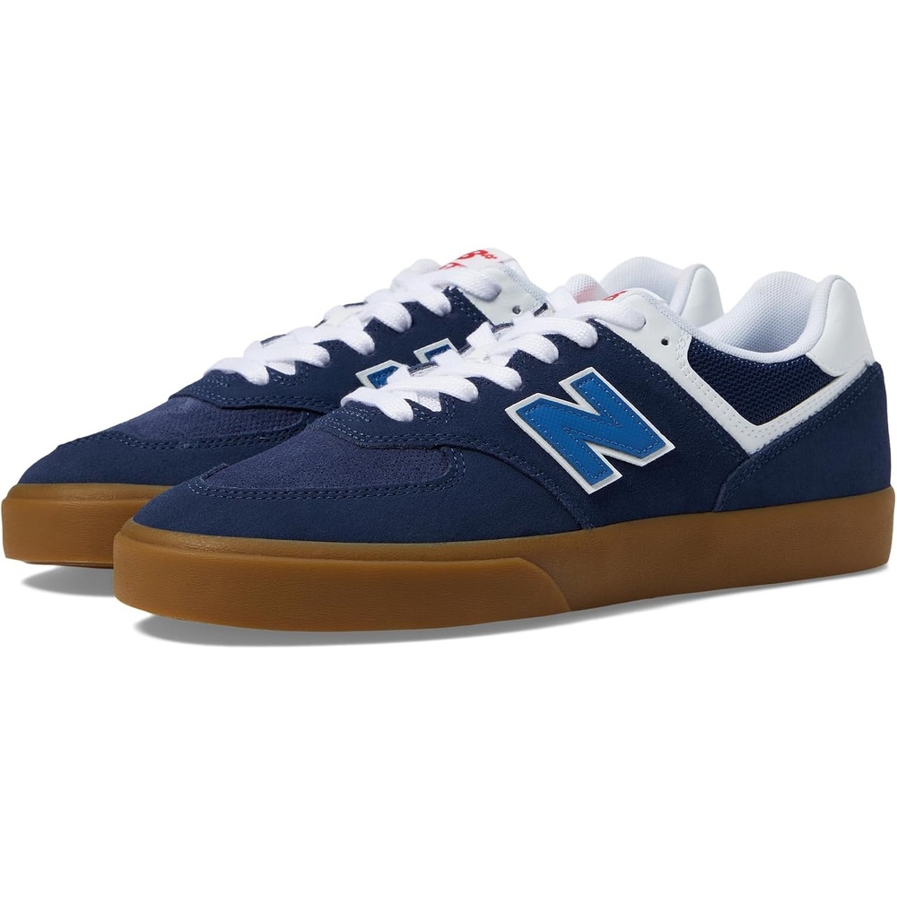 image:imageNew Balance Mens 574 Vulc SneakersNavyGum