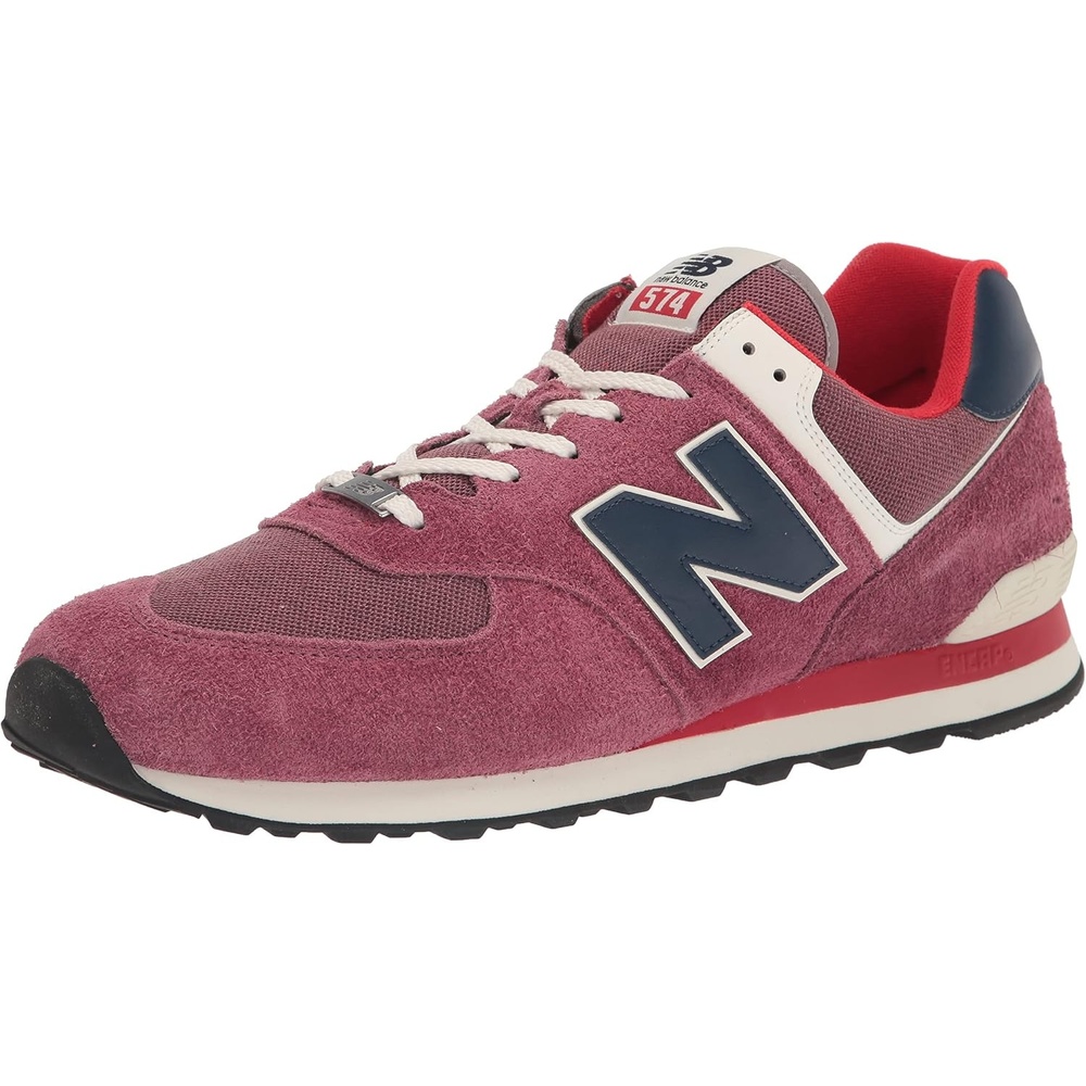 image:imageNew Balance Mens 574 Vulc SneakersRedNavy