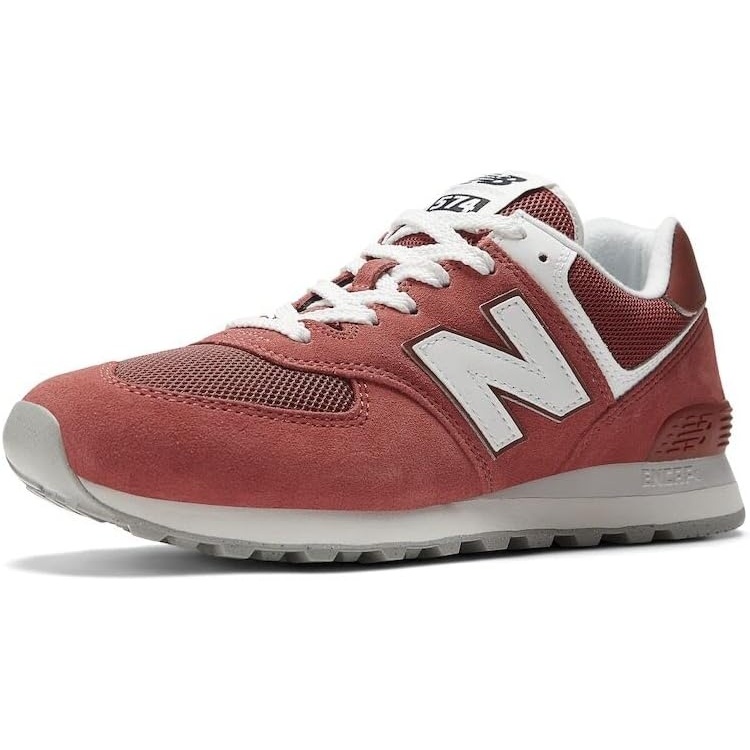 image:imageNew Balance Mens 574 Vulc SneakersRedWhite