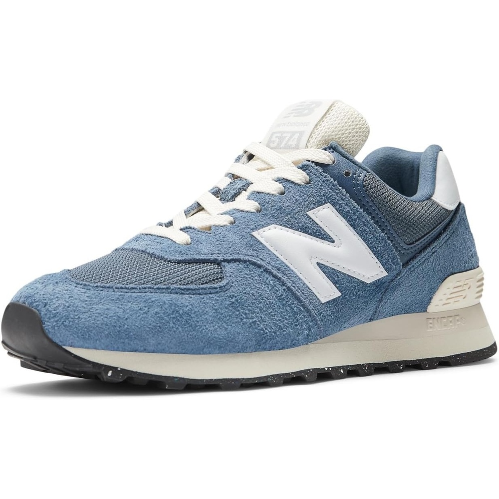 image:imageNew Balance Mens 574 Vulc SneakersVintage IndigoWhiteAngora