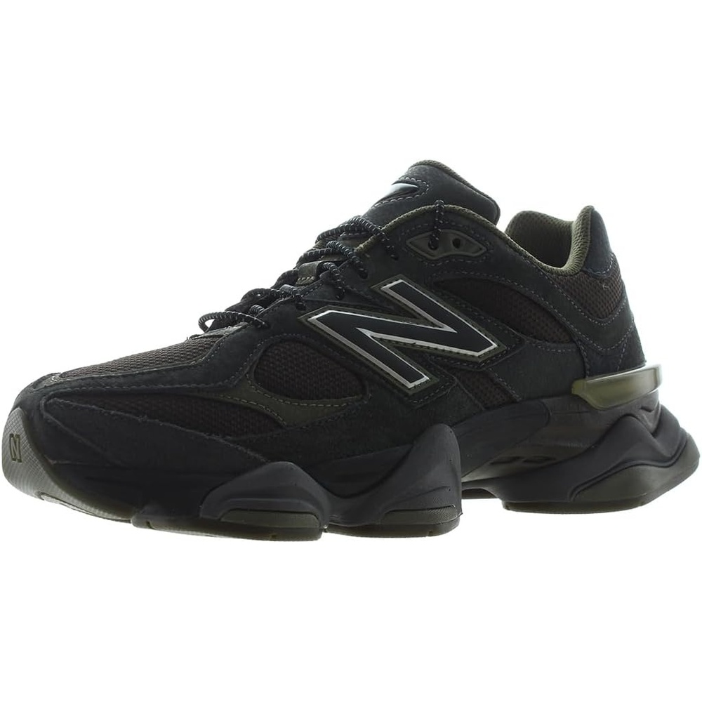 image:imageNew Balance Mens 9060 SneakersDark GreyArmy GreenJet Black
