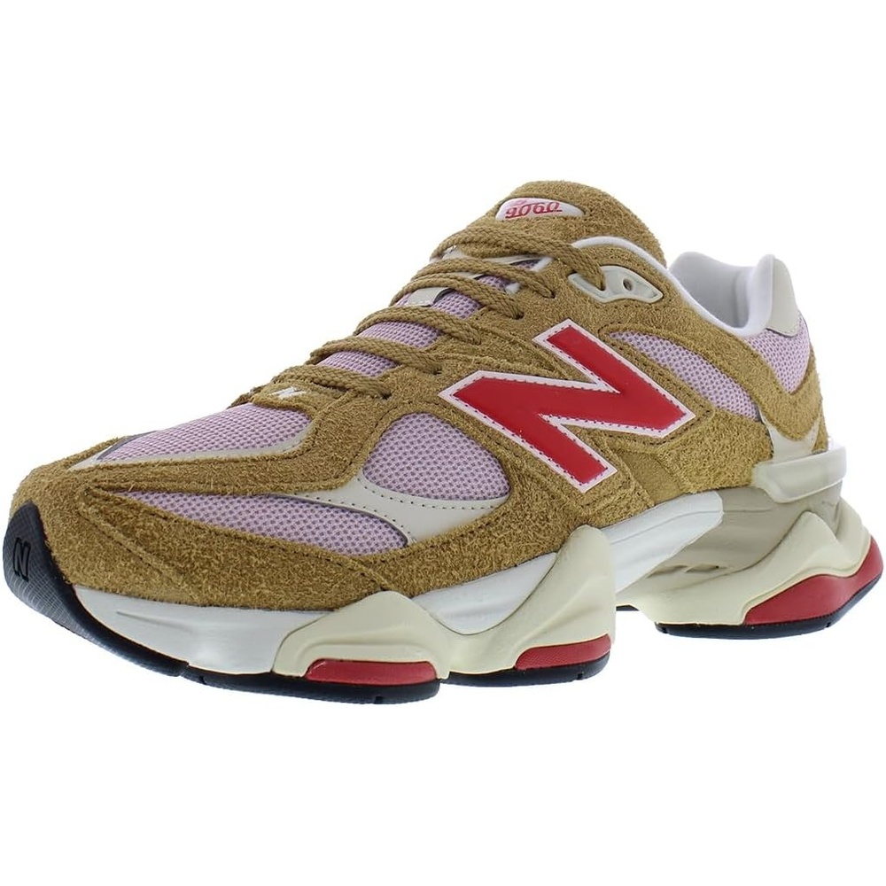 image:imageNew Balance Mens 9060 SneakersGreat PlainsTwilight HazeTrue Red
