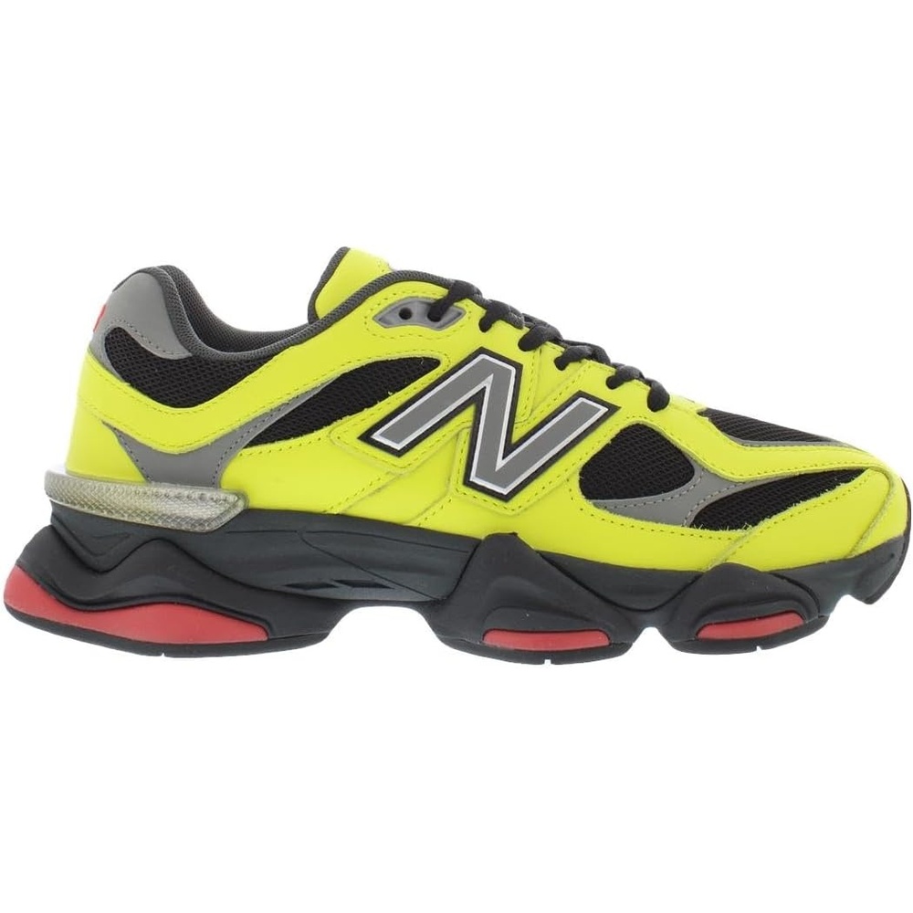 image:imageNew Balance Mens 9060 SneakersGreenCore BlackSolar Yellow