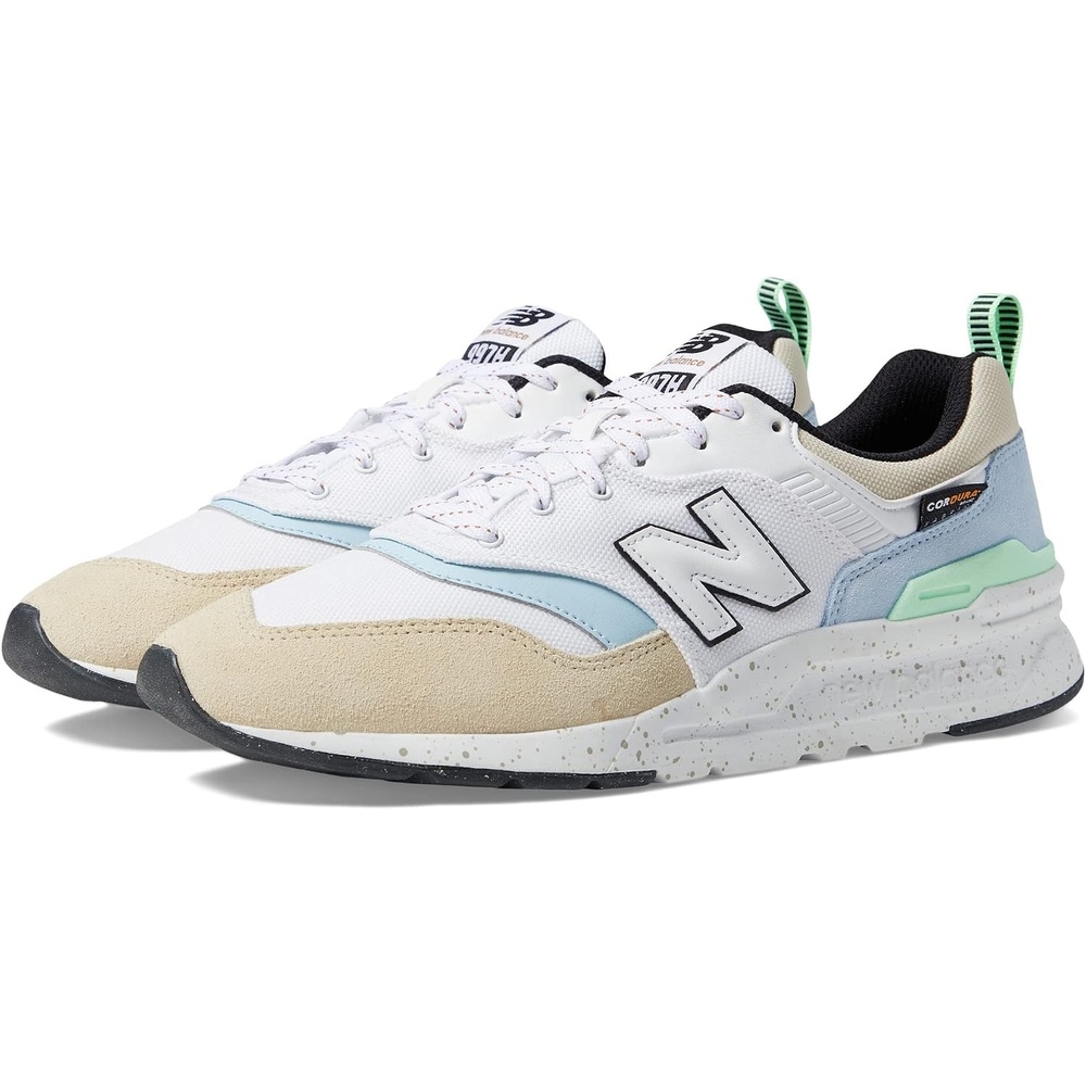 image:imageNew Balance Mens 997H V1 Classic SneakerSandstoneBright Sky