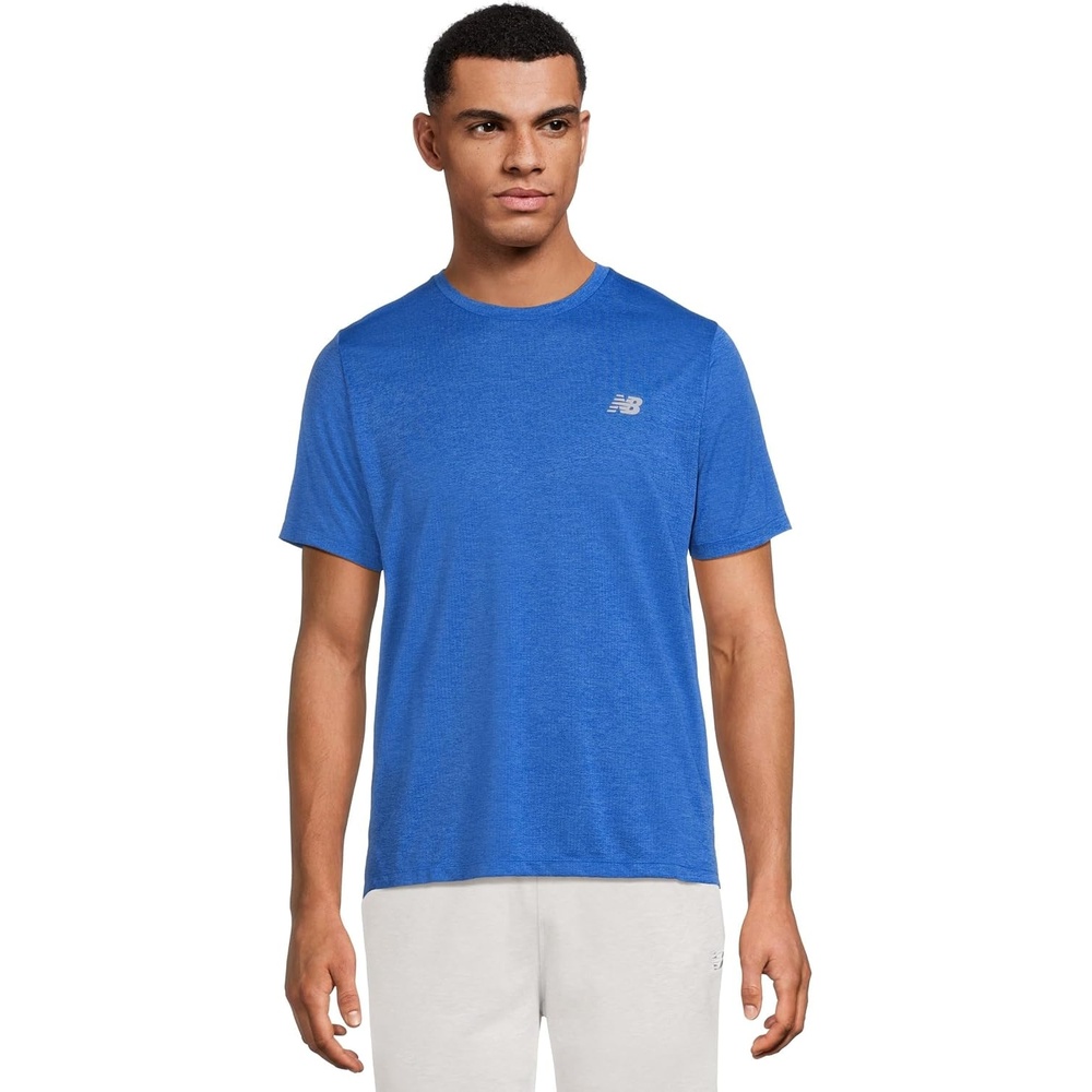 image:imageNew Balance Mens Athletics TShirtBlue Gemstone Heather