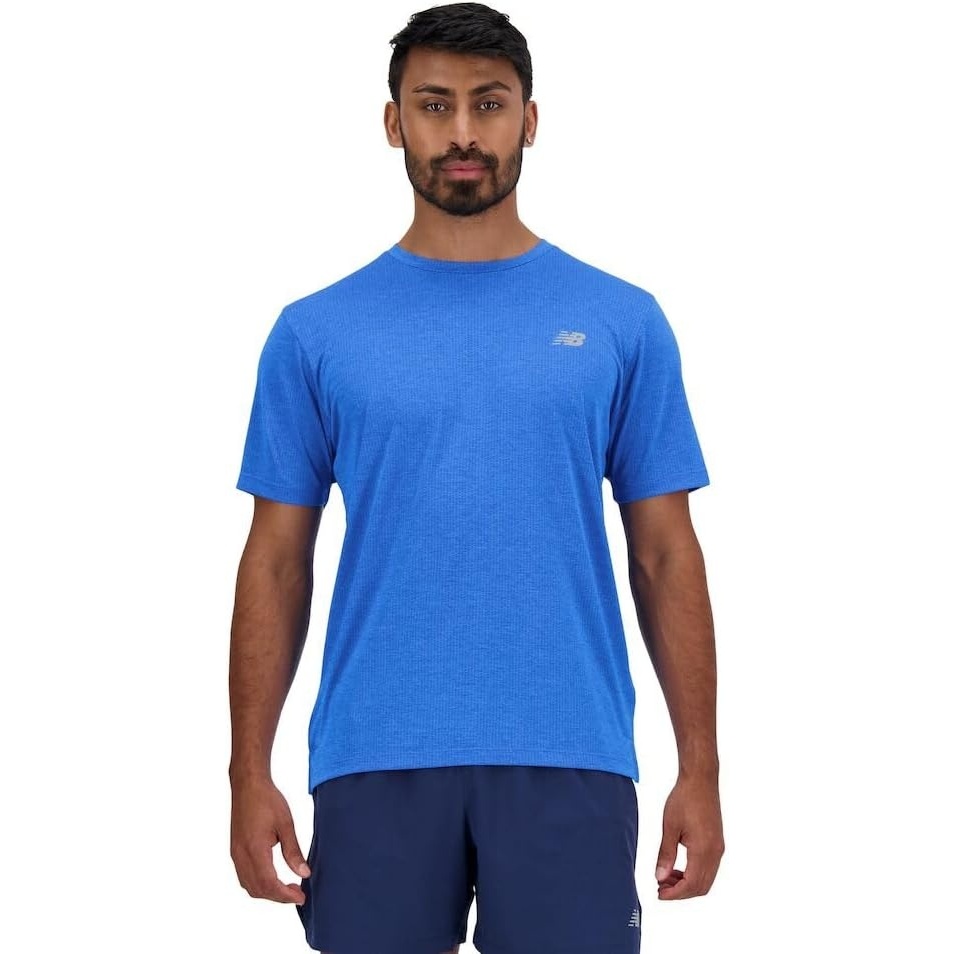 image:imageNew Balance Mens Athletics TShirtBlue Oasis Heather