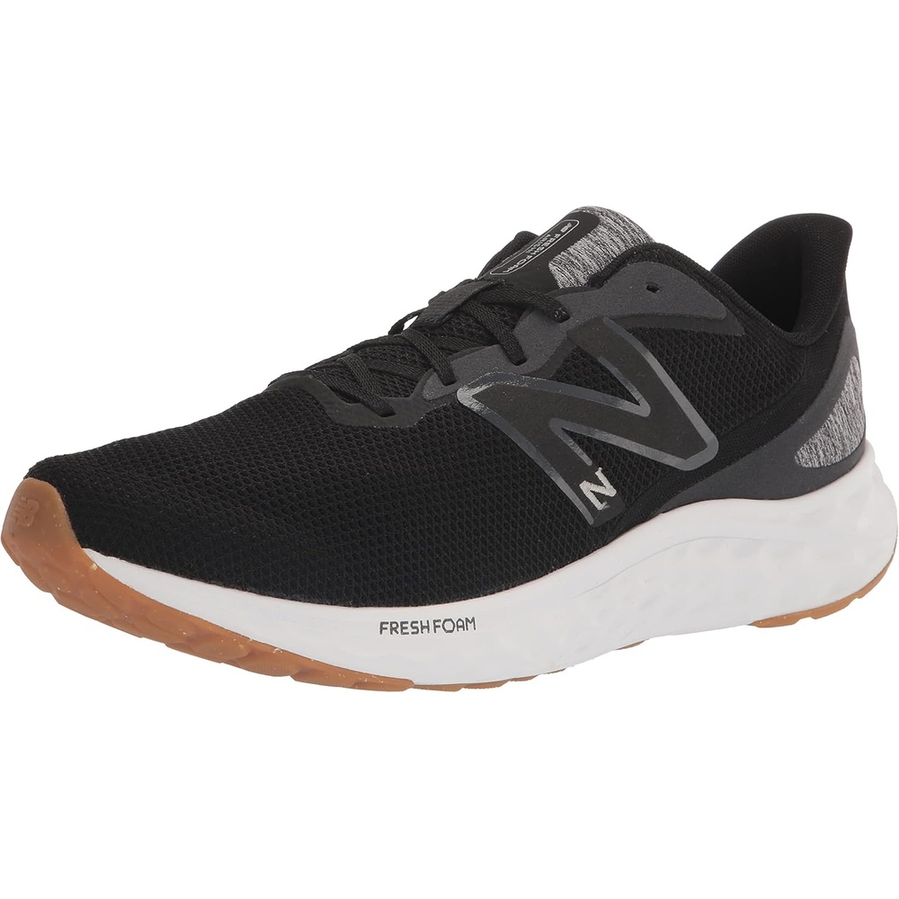 image:imageNew Balance Mens Fresh Foam Arishi V4 Running ShoeBlackSilver MetallicGum 020