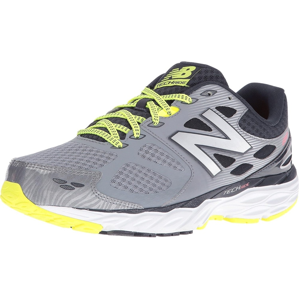image:imageNew Balance Mens Fresh Foam V1 Slide SandalGreyYellow