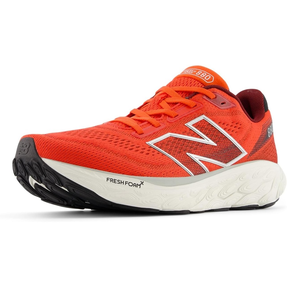 image:imageNew Balance Mens Fresh Foam X 880 V14 Running ShoeNeo FlameMercury RedSea Salt