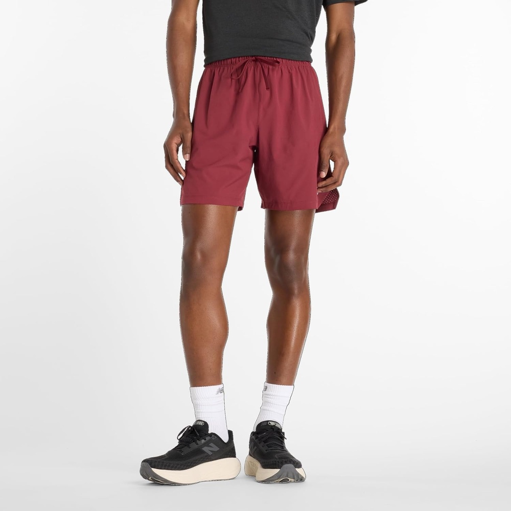 image:imageNew Balance Mens Rc Short 7Monarch Burgundy