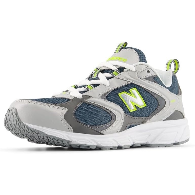 image:imageNew Balance UnisexAdult 408 SneakerRain CloudShadow BlueAlkaline Green